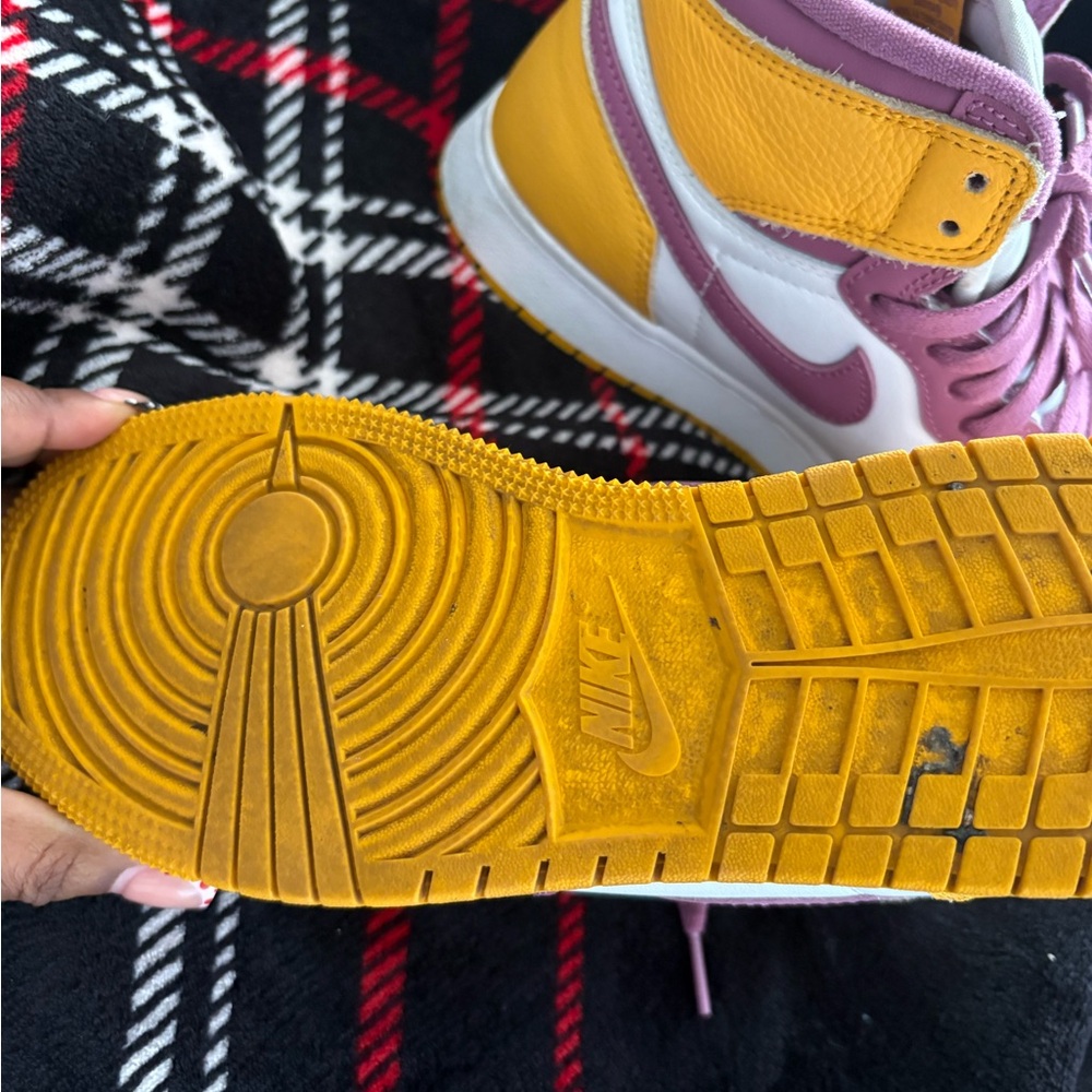 Nike Kids Sneakers - Yellow and Purple